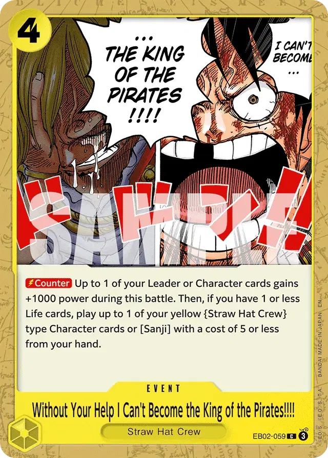 Without Your Help I Can't Become the King of the Pirates!!!! Anime 25th Collection 59