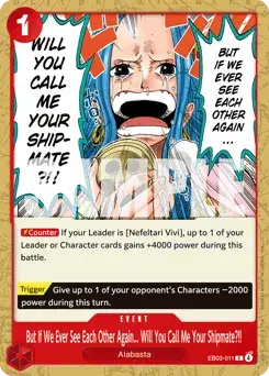 But If We Ever See Each Other Again... Will You Call Me Your Shipmate?!! Heroines Edition