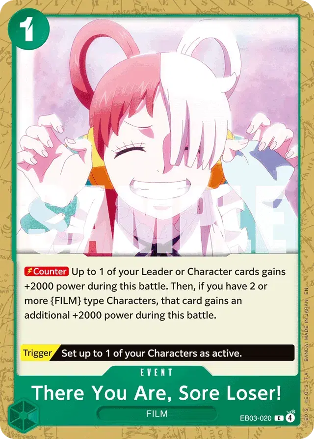 There You Are, Sore Loser! Heroines Edition 20