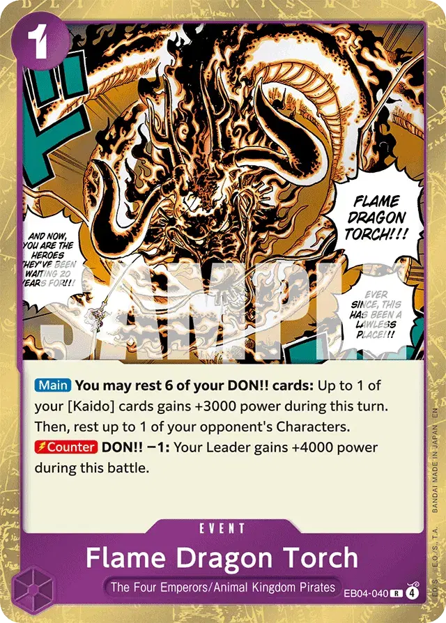 Flame Dragon Torch Egghead Crisis 40