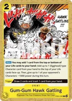 Gum-Gum Hawk Gatling Egghead Crisis
