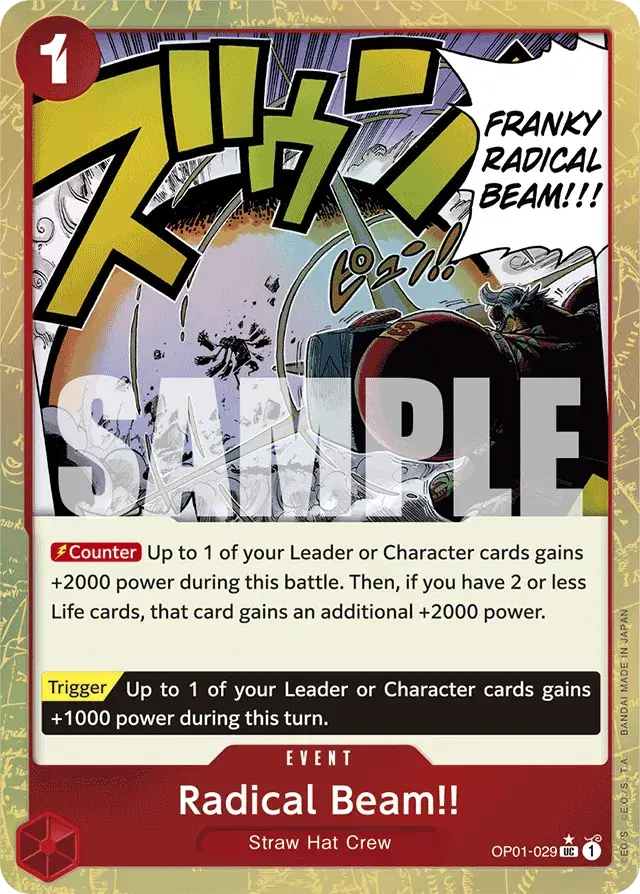 Radical Beam!! Romance Dawn 29
