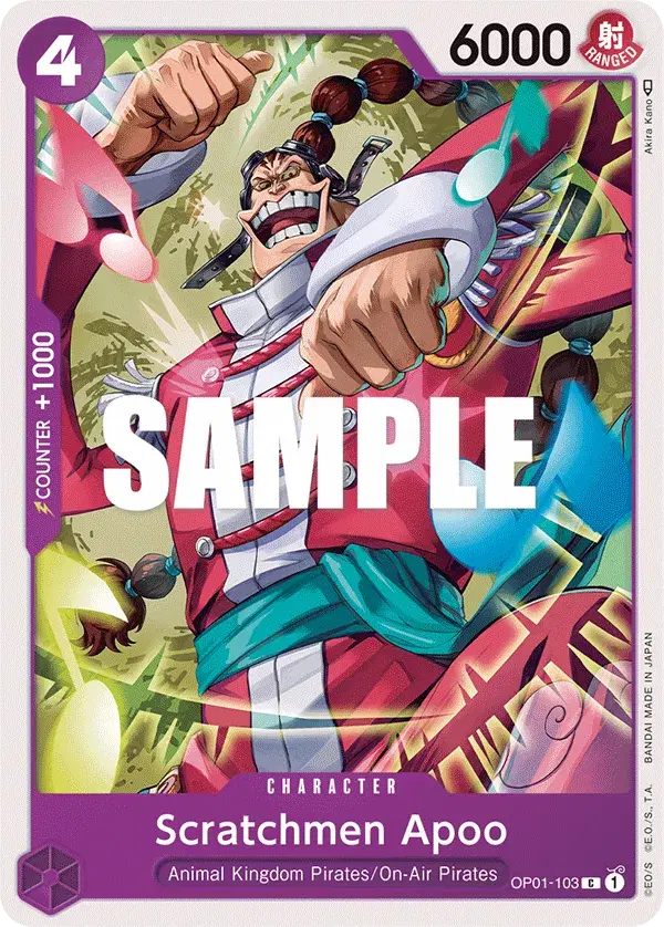 Scratchmen Apoo Romance Dawn 103