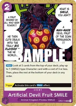 Artificial Devil Fruit SMILE Romance Dawn