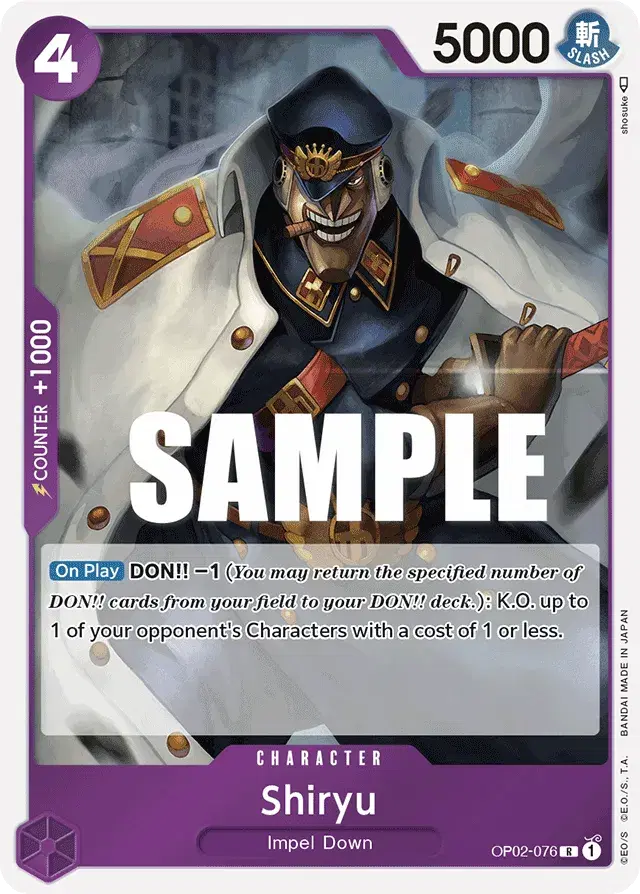 Shiryu Paramount War 76