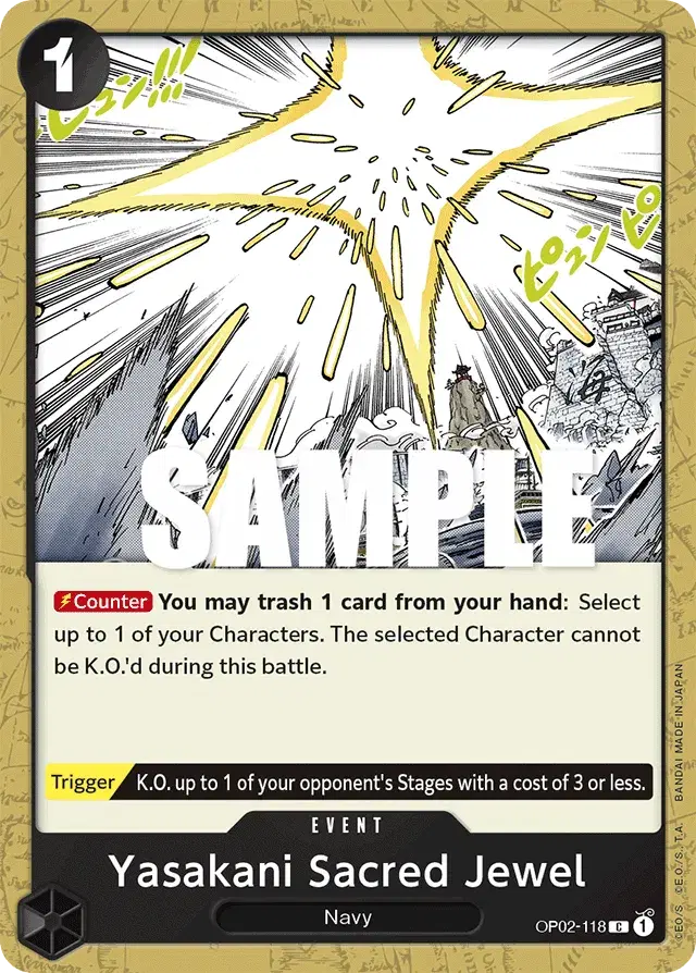 Yasakani Sacred Jewel Paramount War 118