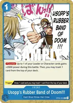 Usopp's Rubber Band of Doom!!! Pillars of Strength