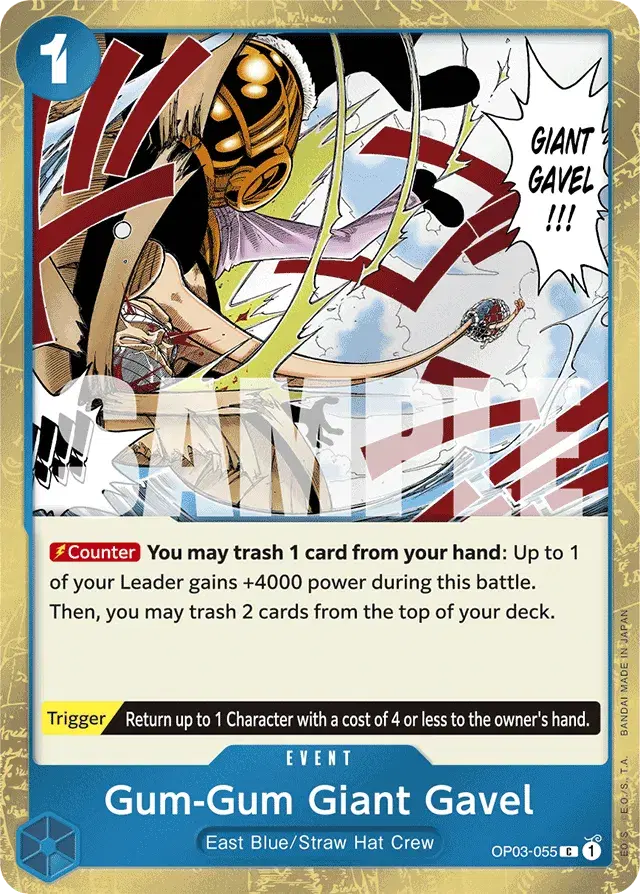 Gum-Gum Giant Gavel Pillars of Strength 55
