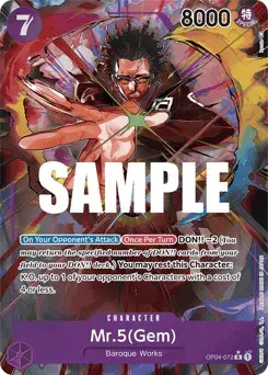 Mr.5(Gem) Kingdoms of Intrigue