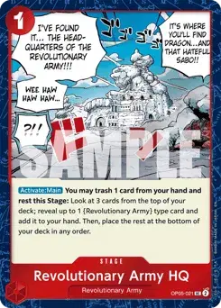Revolutionary Army HQ Awakening of the New Era