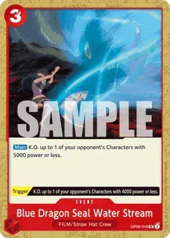 Blue Dragon Seal Water Stream Wings of the Captain