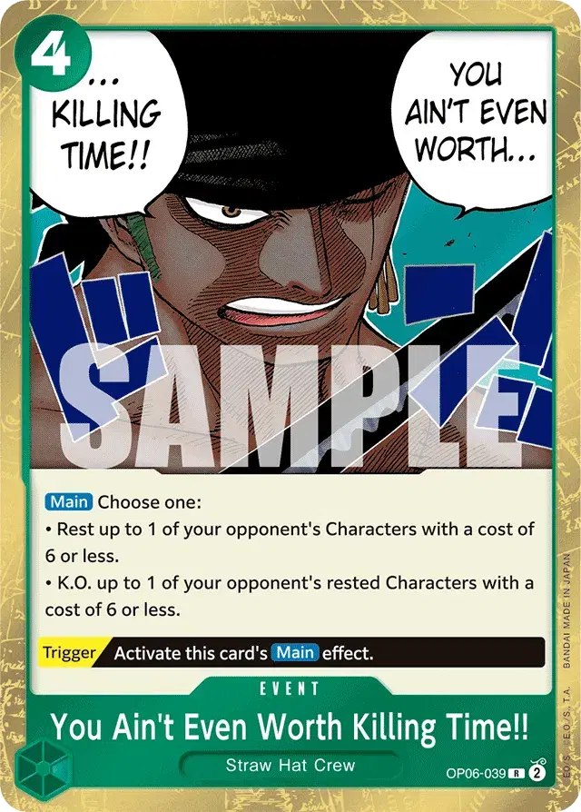 You Ain't Even Worth Killing Time!! Wings of the Captain 39