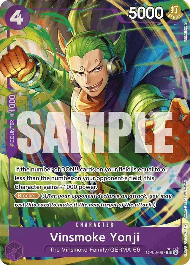 Vinsmoke Yonji Wings of the Captain 67