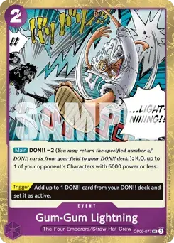 Gum-Gum Lightning Emperors In The New World