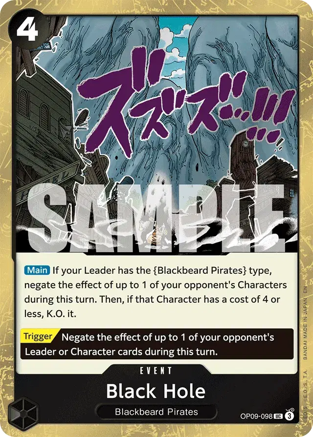Black Hole Emperors In The New World 98