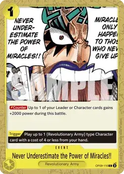 Never Underestimate the Power of Miracles!! Emperors In The New World