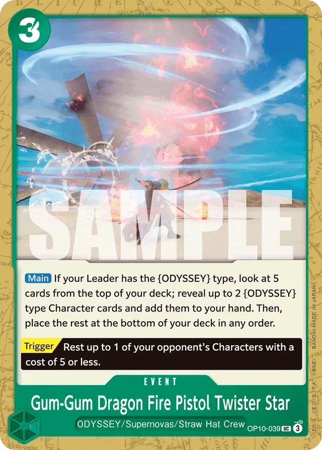 Gum-Gum Dragon Fire Pistol Twister Star Royal Blood 39