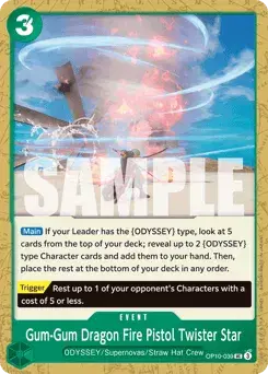 Gum-Gum Dragon Fire Pistol Twister Star Royal Blood