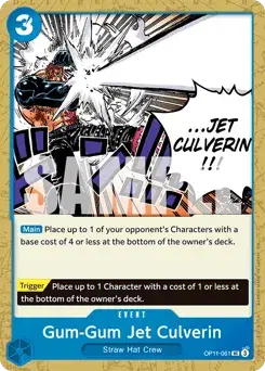 Gum-Gum Jet Culverin A Fist Of Divine Speed