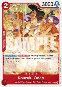 Kouzuki Oden Legacy of the Master