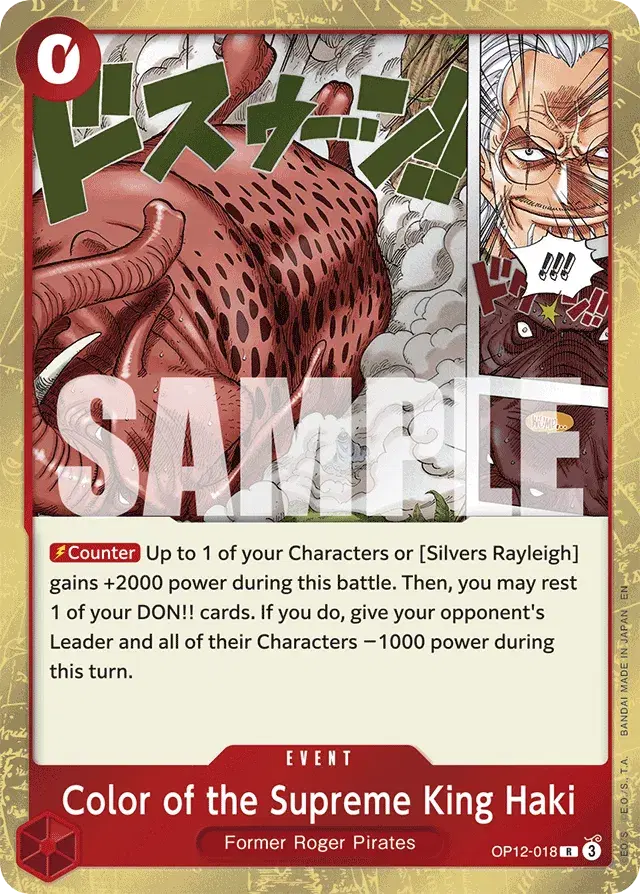 Color of the Supreme King Haki Legacy of the Master 18