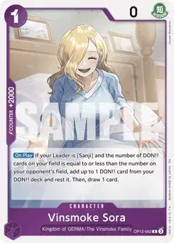Vinsmoke Sora Legacy of the Master