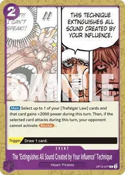 The "Extinguishes All Sound Created by Your Influence" Technique Legacy of the Master