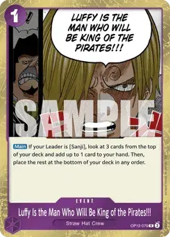 Luffy Is the Man Who Will Be King of the Pirates!!! Legacy of the Master