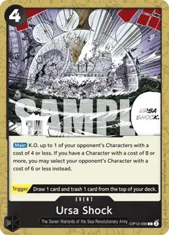 Ursa Shock Legacy of the Master