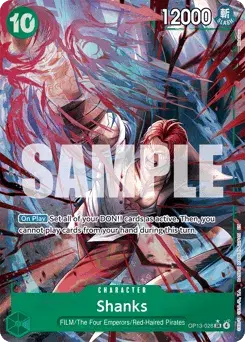 Shanks Carrying On His Will