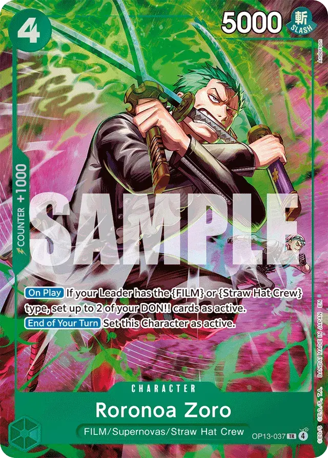 Roronoa Zoro Carrying On His Will 37