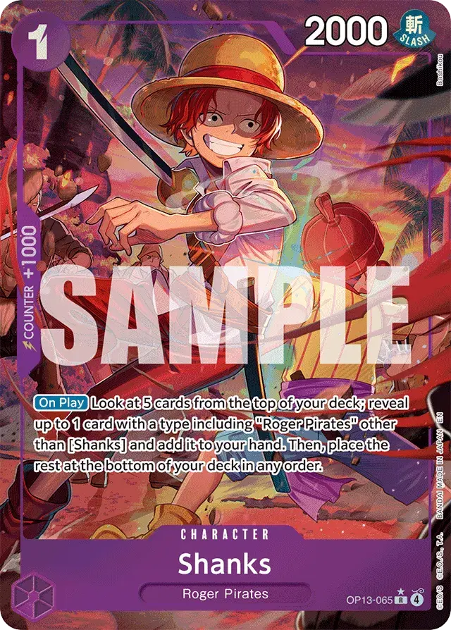 Shanks Carrying On His Will 65