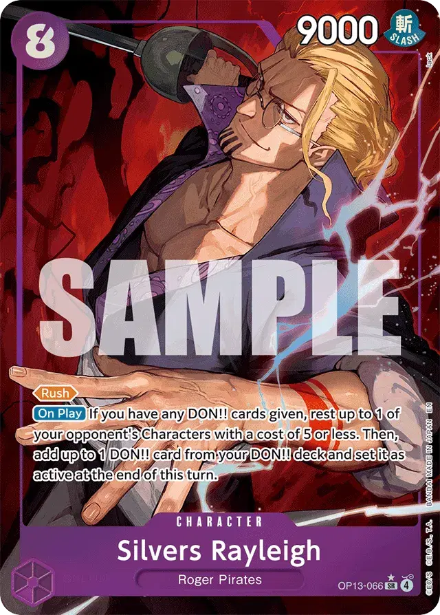 Silvers Rayleigh Carrying On His Will 66
