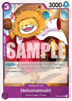Nekomamushi Carrying On His Will