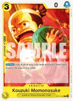 Kouzuki Momonosuke Carrying On His Will