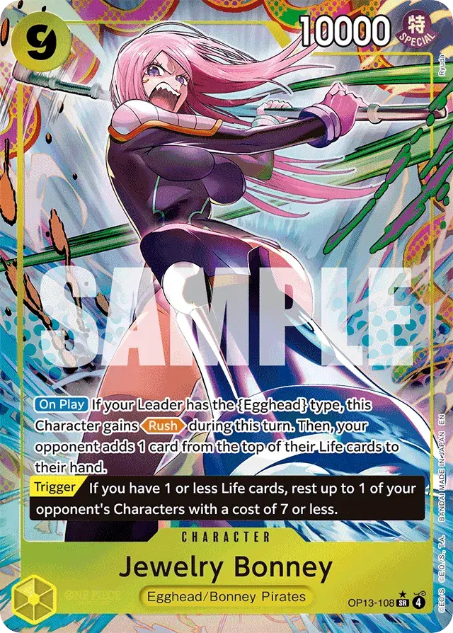 Jewelry Bonney Carrying On His Will 108