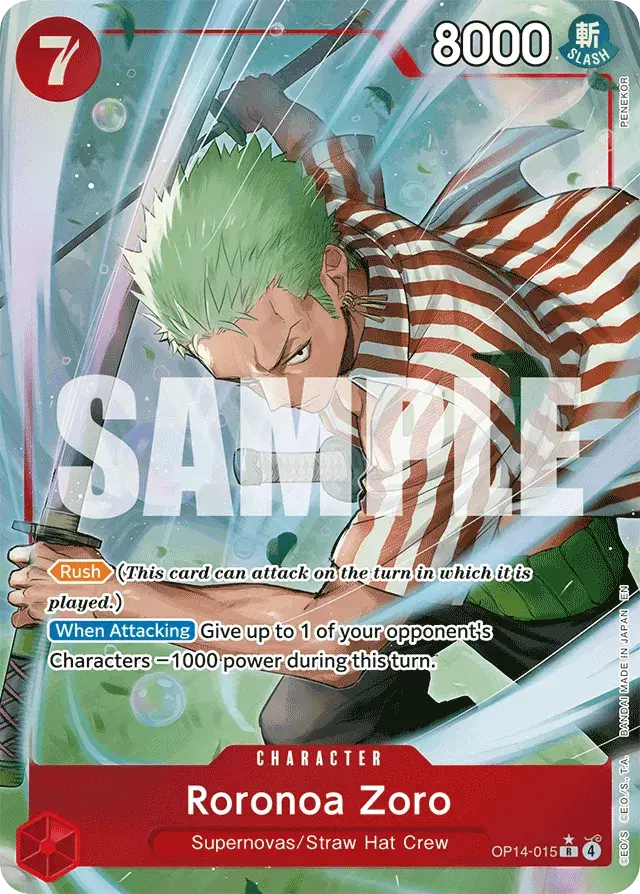 Roronoa Zoro The Azure Sea's Seven 15