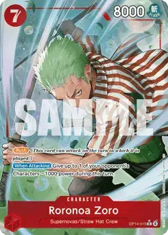 Roronoa Zoro The Azure Sea's Seven