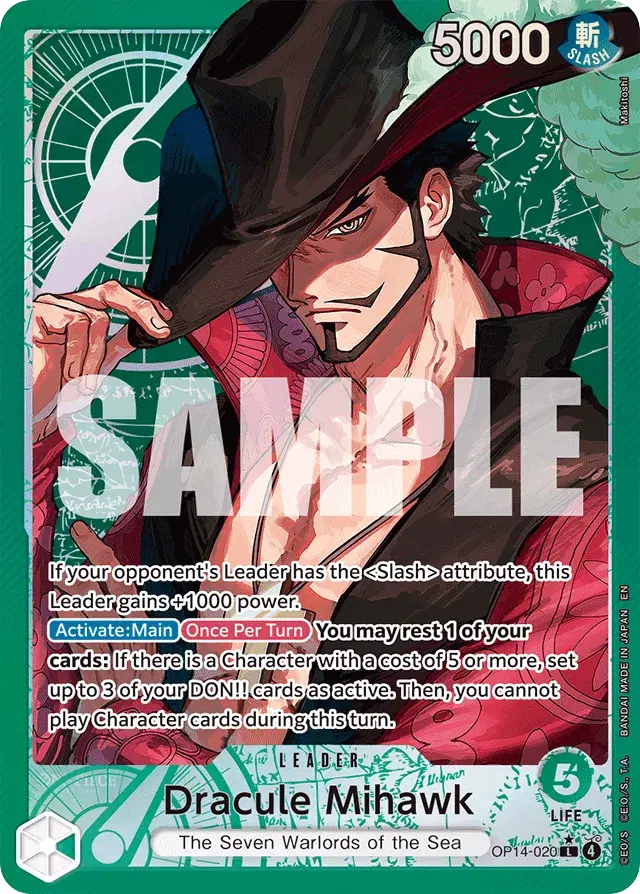Dracule Mihawk The Azure Sea's Seven 20