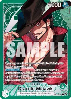Dracule Mihawk The Azure Sea's Seven