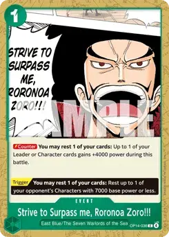 Strive to Surpass me, Roronoa Zoro!!! The Azure Sea's Seven
