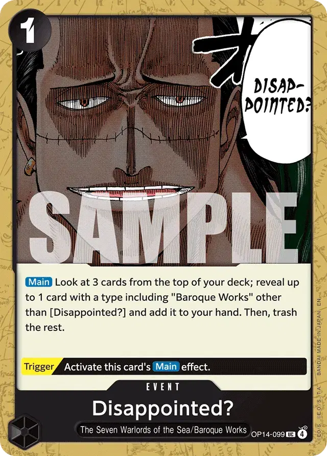 Disappointed? The Azure Sea's Seven 99