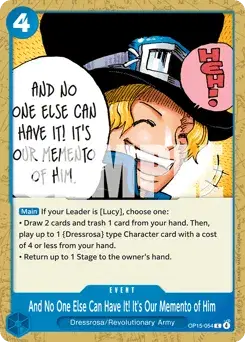 And No One Else Can Have It! It's Our Memento of Him Adventure on Kami's Island