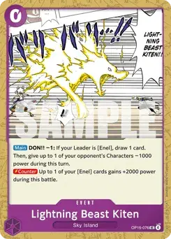 Lightning Beast Kiten Adventure on Kami's Island