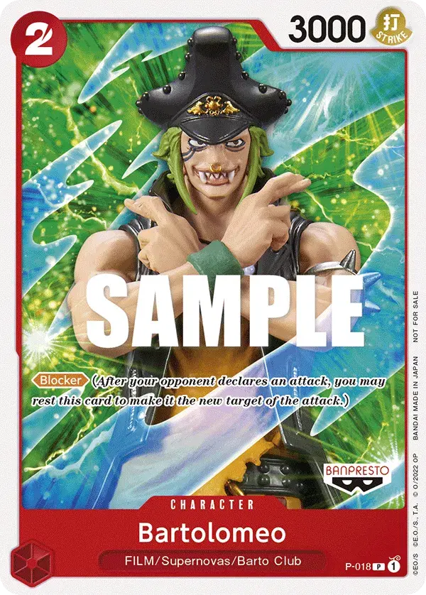 Bartolomeo Promos 18