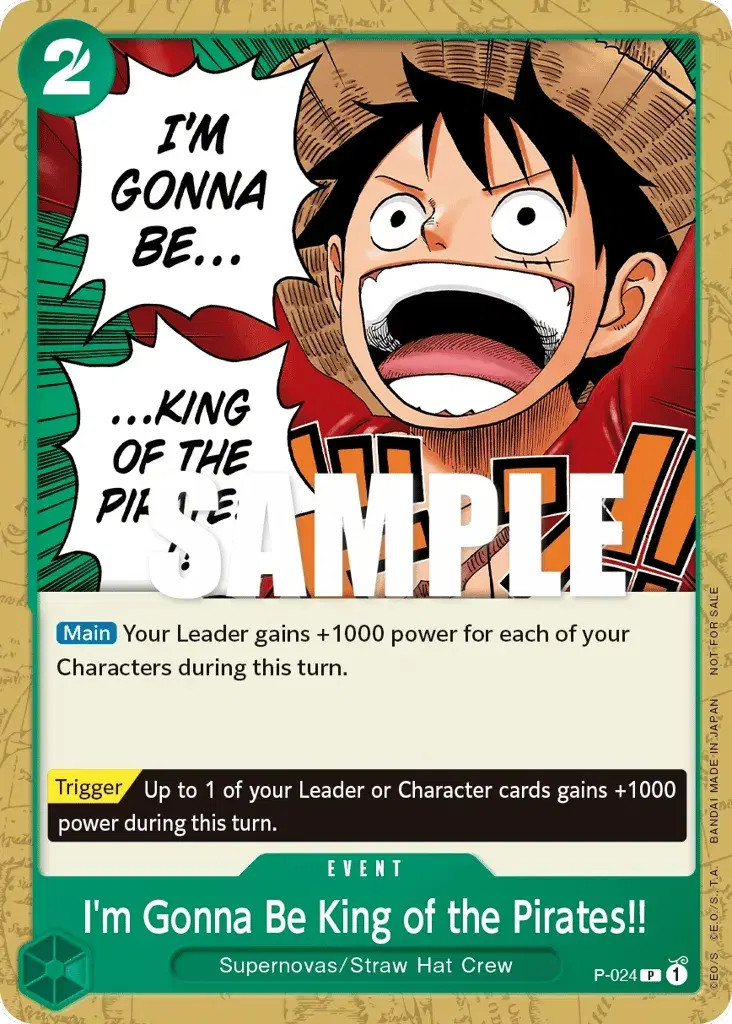 I'm Gonna Be King of the Pirates!! Promos 24