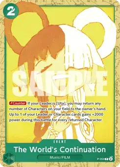 The World's Continuation Promos