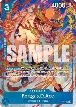 Portgas.D.Ace Promos
