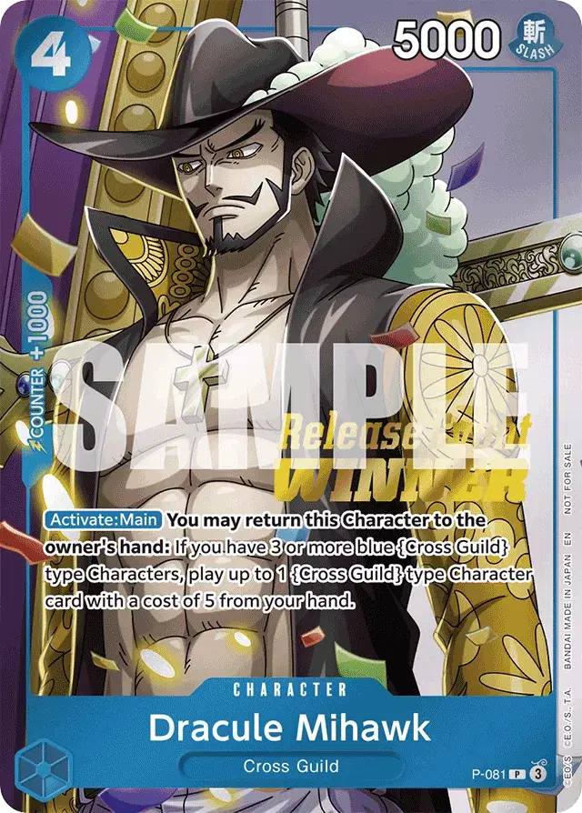 Dracule Mihawk Promos 81