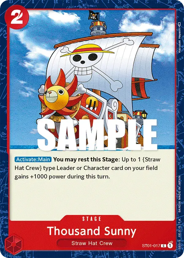 Thousand Sunny Straw Hat Crew 17